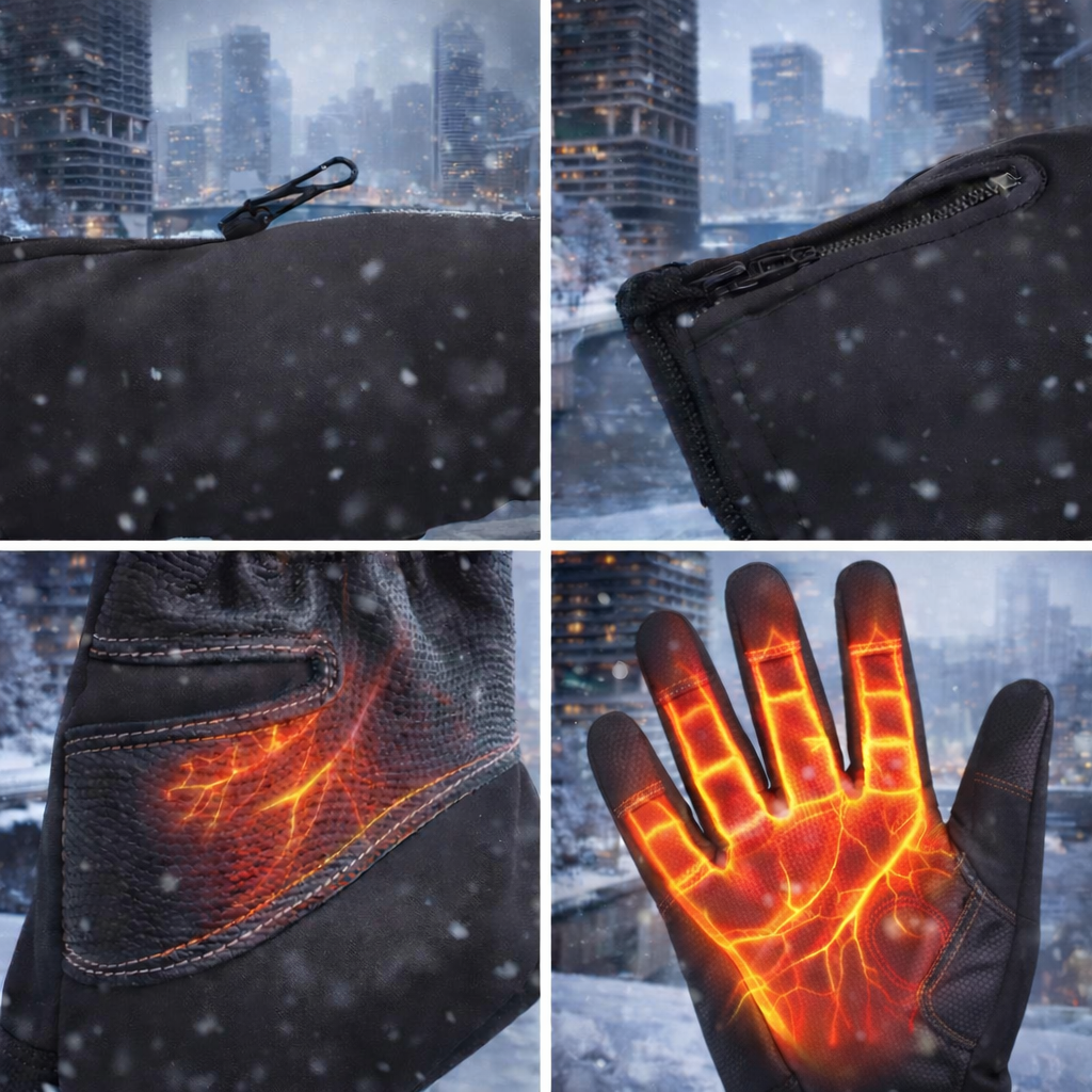 Waterproof Touchscreen Winter Gloves